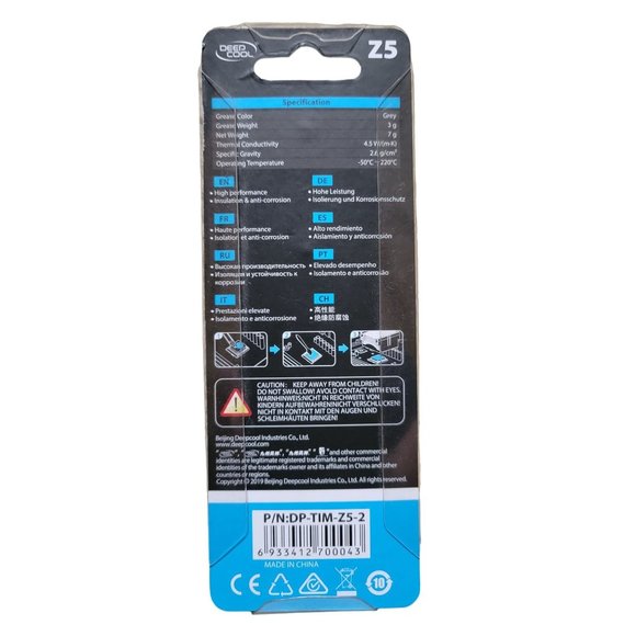 **NEW** DeepCool Thermal Compound Cooling Z5 3Grams DP-TIM-Z5-2 - Picture 2 of 5